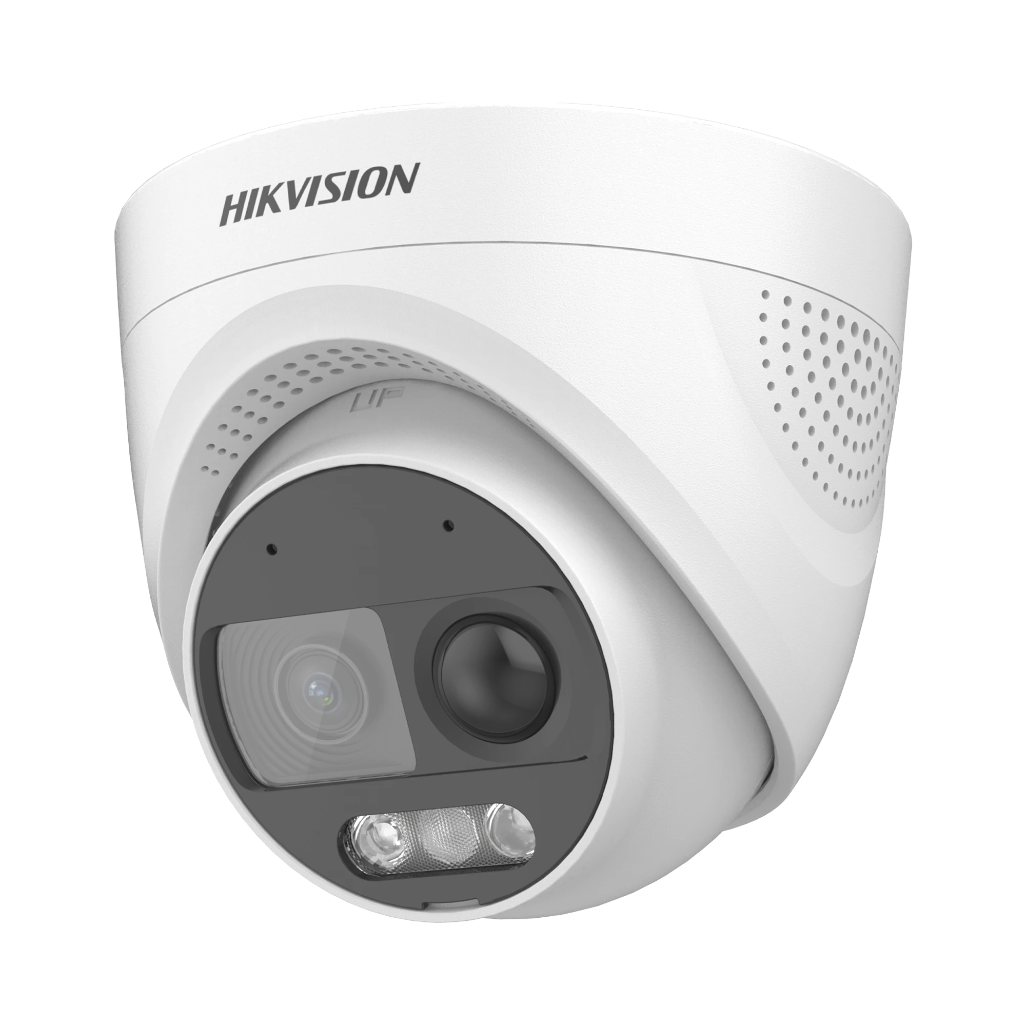 TURRET TURBOHD 2 MEGAPIXELES (1080P) / IMAGEN A COLOR 24/7 / LENTE 2.8 MM / LUZ BLANCA 20 MTS / EXTERIOR IP67 / WDR 130DB / SENSOR PIR / SIRENA INTEGRADA / ESTROBO ROJO - AZUL / MICRÓFONO INTEGRADO-Cámaras-HIKVISION-Bsai Seguridad & Controles