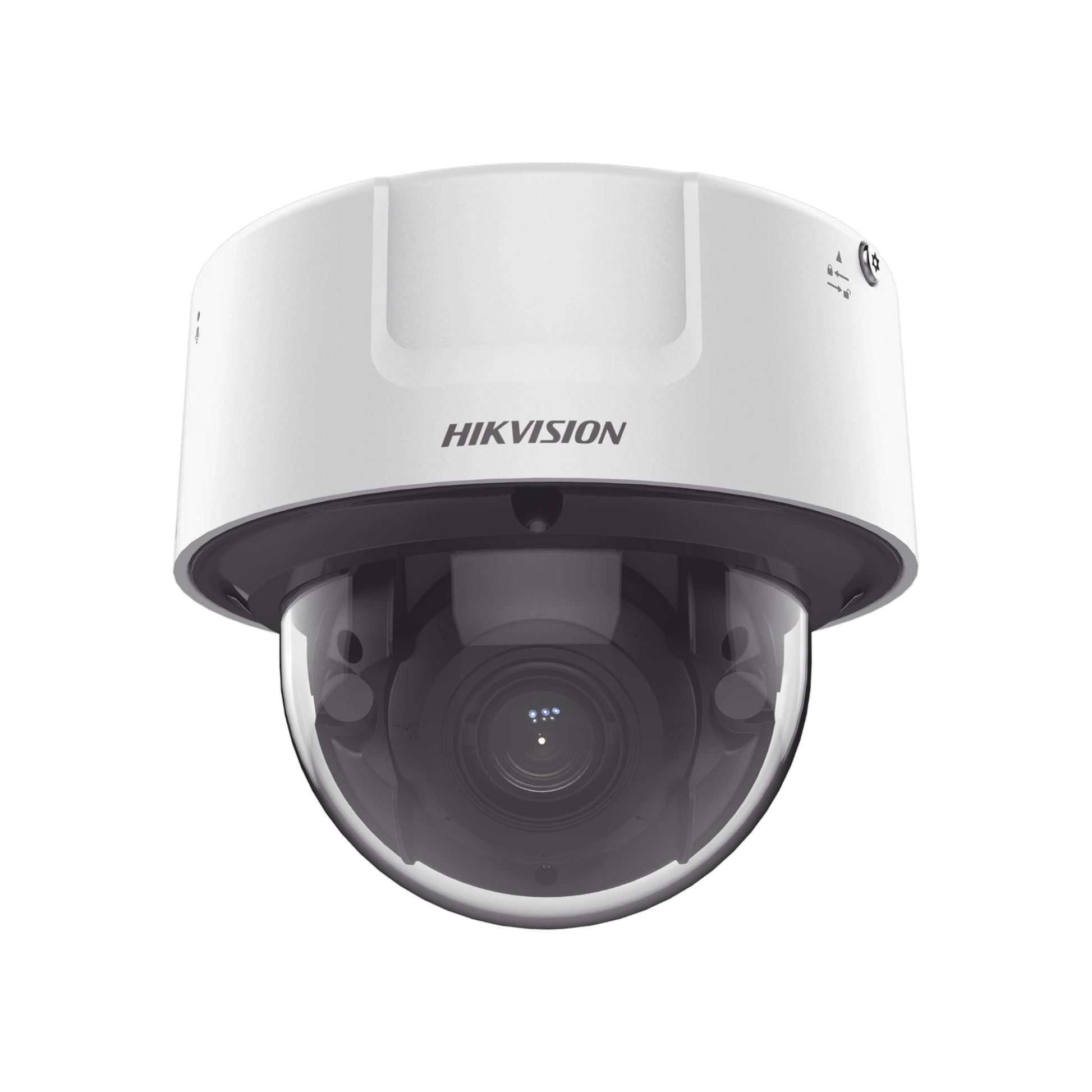 DOMO IP 4 MEGAPIXEL / 30 MTS IR EXIR / LENTE MOT. 2.8-12 MM / IK10 / H.265+ / WDR 140 DB / DETECCIÓN FACIAL / DEEPINVIEW / BÚSQUEDA POR ATRIBUTOS / MICRÓFONO INTEGRADO-Cámaras IP-HIKVISION-Bsai Seguridad & Controles