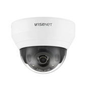 CÁMARA IP TIPO DOMO INTERIOR 2 MEGAPÍXEL / LENTE 4MM / IR 20M / WDR 120DB / H.265 & WISESTREAM / MICRÓFONO INTERCONSTRUIDO-Cámaras IP-HANWHA TECHWIN WISENET-Bsai Seguridad & Controles