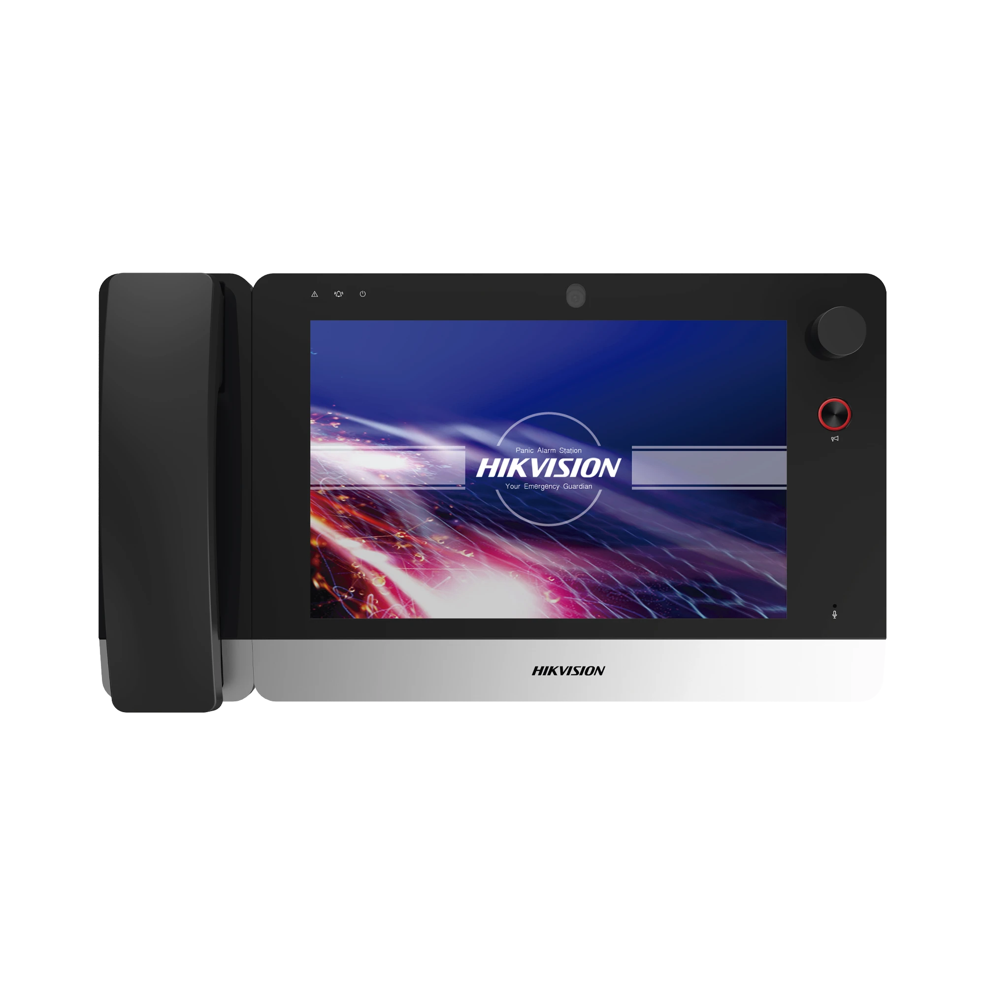 ESTACIÓN MAESTRA IP PARA RECEPCIÓN DE ALARMA DE PÁNICO / CÁMARA 2 MEGAPIXEL / PANTALLA TÁCTIL 10" / MICRÓFONO Y BOCINA INTEGRADO-Paneles de Alarma y Accesorios Hikvision-HIKVISION-Bsai Seguridad & Controles
