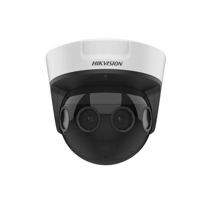 PANOVU SERIES / VISTA PANORÁMICA 180° / 8 MEGAPIXEL EN TOTAL / 4 LENTES 2.8 MM (2 MEGAPIXEL) / 20 MTS IR EXIR / EXTERIOR IP67 / IK10 / 12 VCC / POE+ / MICROSD-Cámaras IP y NVRs-HIKVISION-DS-2CD6924G0-IHS(D)-Bsai Seguridad & Controles