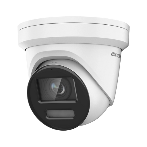 TURRET IP 8 MEGAPIXEL / IMAGEN A COLOR 24/7 / LENTE 2.8 MM / MICRÓFONO INTEGRADO /LUZ BLANCA 40 MTS / EXTERIOR IP67 / MICRÓFONO INTEGRADO / WDR 130 DB / ENTRADA Y SALIDA DE AUDIO Y ALARMA / ONVIF / MICROSD-Cámaras IP y NVRs-HIKVISION-DS-2CD3387G2-LSU(C)-Bsai Seguridad & Controles