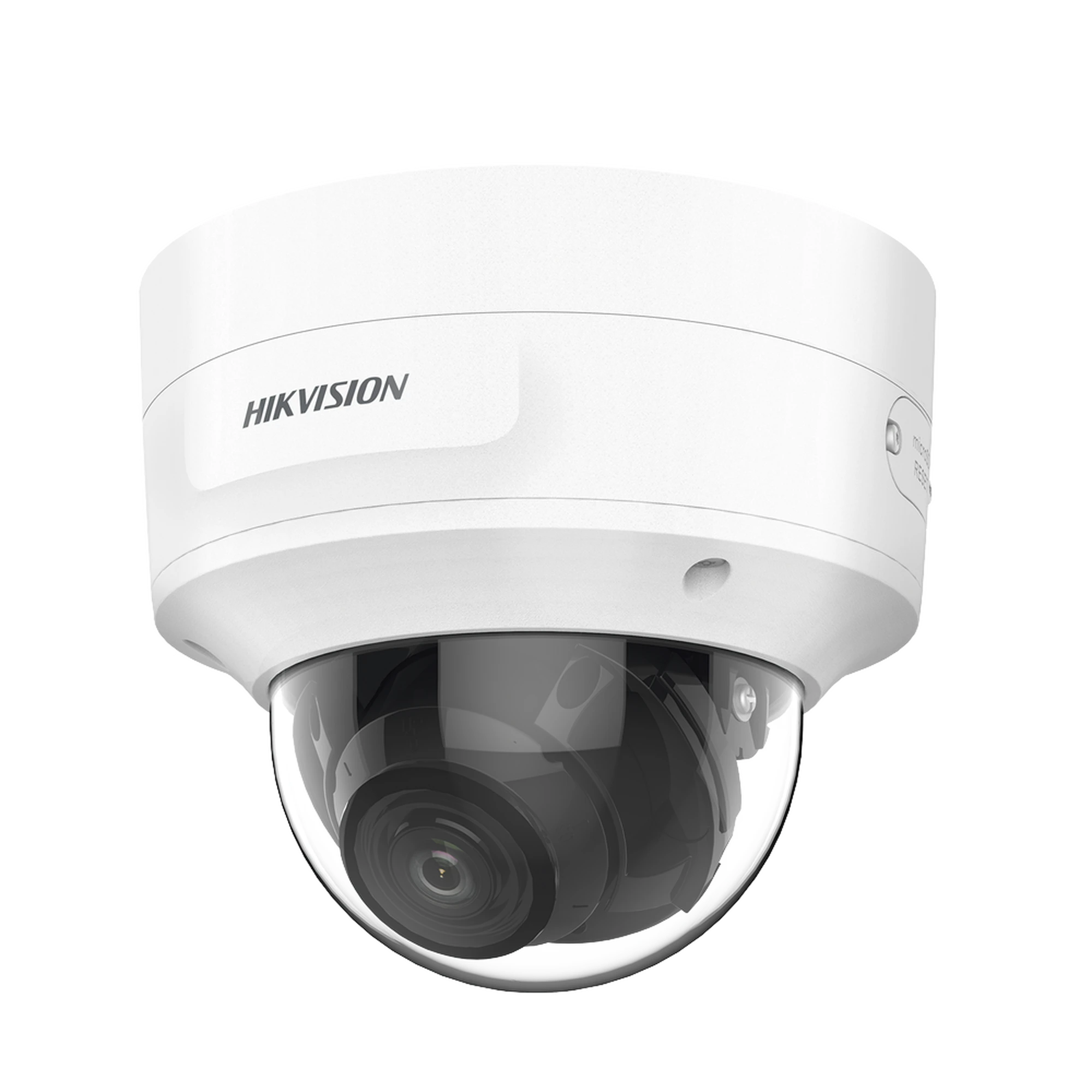 DOMO IP 8 MEGAPIXEL (4K) / LENTE MOT. 2.7 A 13.5 MM / 40 MTS IR EXIR / VIDEOANALITICOS / ACUSENSE / DARKFIGHTER / EXTERIOR IP66 / IK10 / WDR 120 DB / POE+ / ENTRADA Y SALIDA DE AUDIO Y ALARMAS / MICROSD-Cámaras IP y NVRs-HIKVISION-Bsai Seguridad & Controles