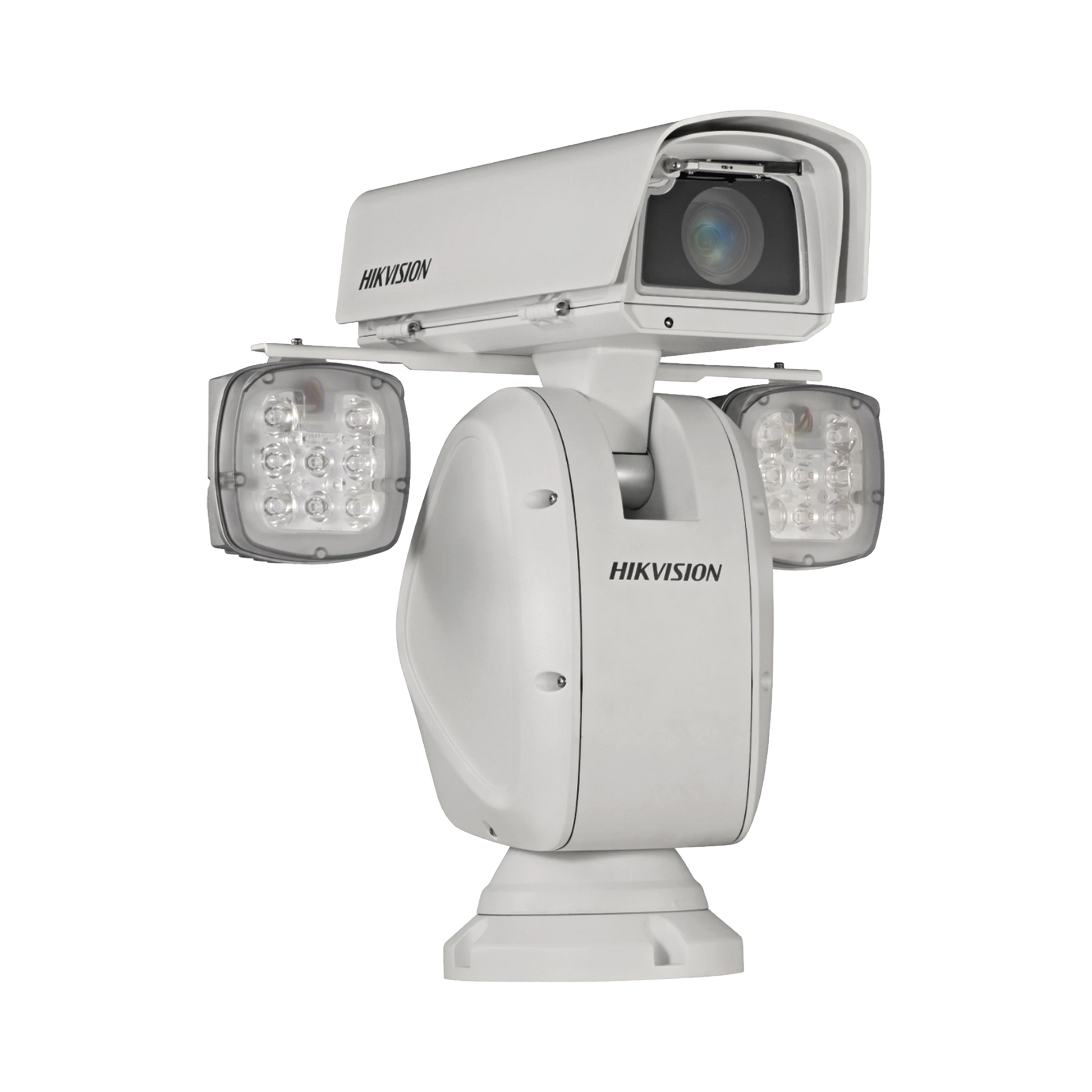 PTZ IP 2 MEGAPIXEL / PUNTA DE POSTE / 40X ZOOM / 400 MTS IR / EXTERIOR IP66 / 30 IPS / EIS / WDR 140 DB / WIPER / MICROSD-Cámaras IP y NVRs-HIKVISION-Bsai Seguridad & Controles