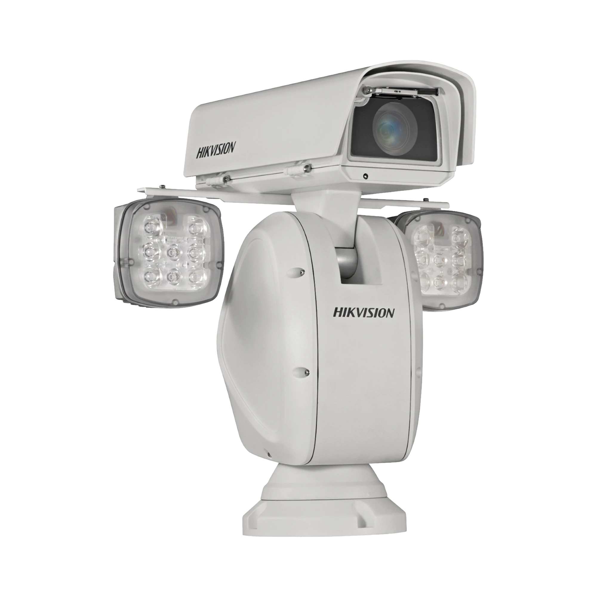 PTZ IP 2 MEGAPIXEL / PUNTA DE POSTE / 40X ZOOM / 400 MTS IR / EXTERIOR IP66 / 30 IPS / EIS / WDR 140 DB / WIPER / MICROSD-Cámaras IP y NVRs-HIKVISION-Bsai Seguridad & Controles
