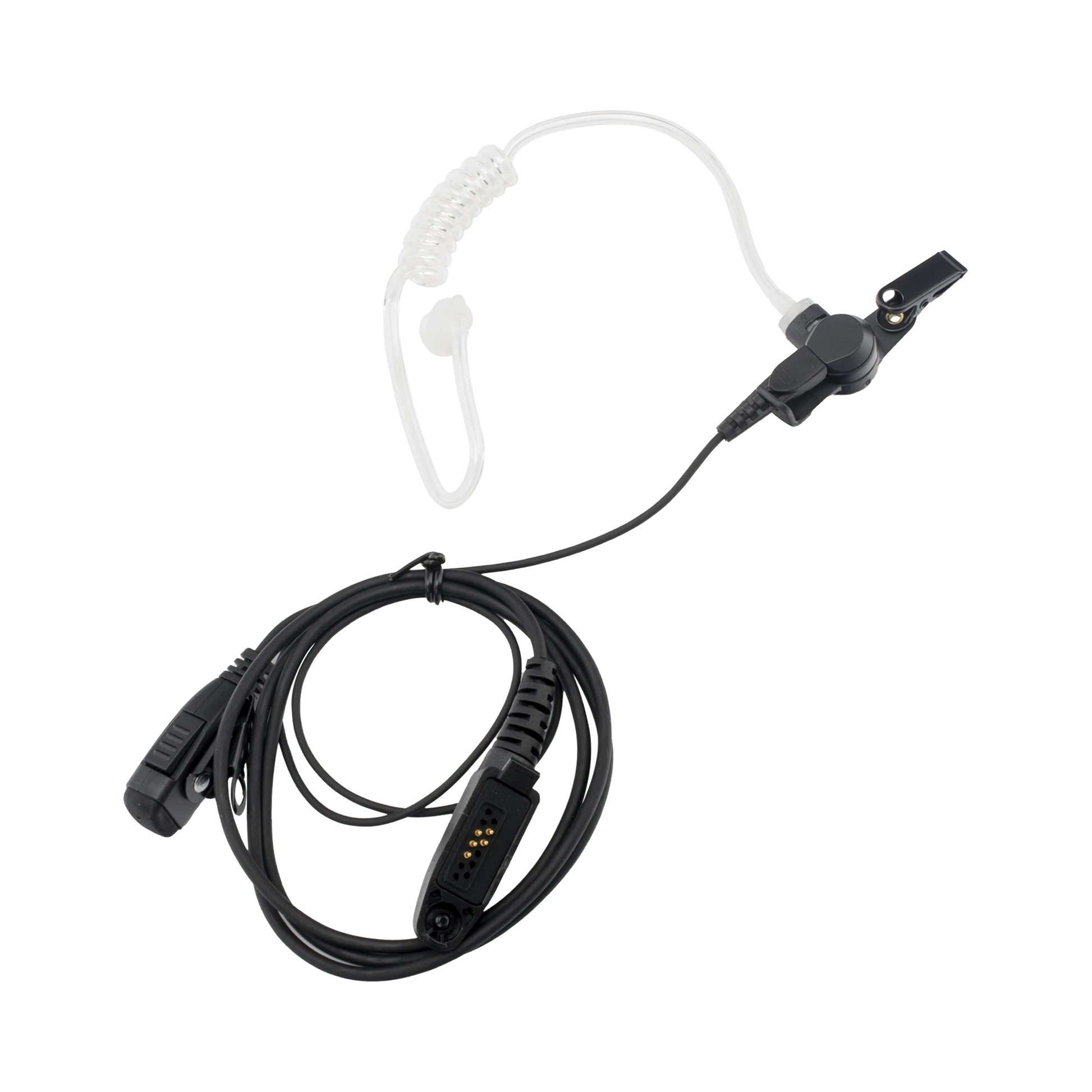 MICRÓFONO AUDÍFONO DE TUBO ACÚSTICO DE 2 CABLES PARA RG750-Radios LTE-RUGGEAR-Bsai Seguridad & Controles