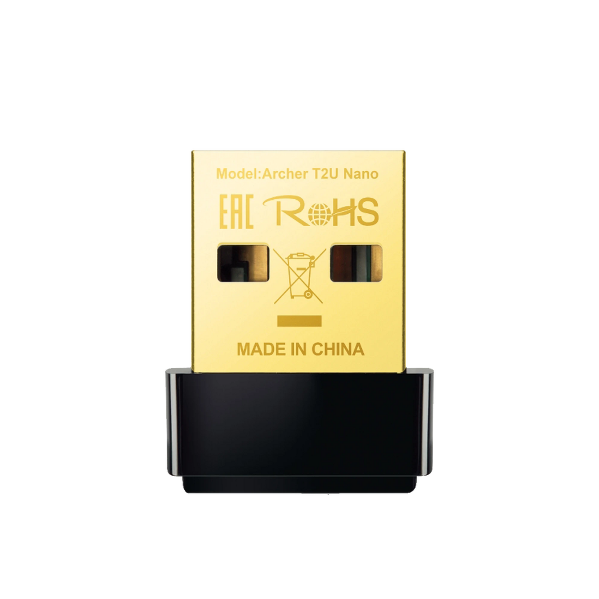 MINI ADAPTADOR USB INALÁMBRICO DOBLE BANDA AC 600 MBPS, ANTENA ONMIDIRECCIONAL.-Redes WiFi-TP-LINK-Bsai Seguridad & Controles