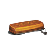 MINI BARRA DE LUCES ULTRA BRILLANTE, COLOR ÁMBAR, CON MONTAJE MAGNÉTICO.-Mini Barras-ECCO-Bsai Seguridad & Controles