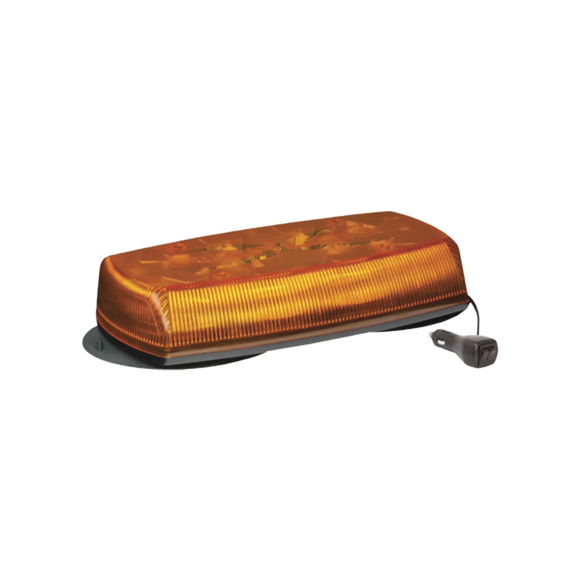 MINI BARRA DE LUCES ULTRA BRILLANTE, COLOR ÁMBAR, CON MONTAJE MAGNÉTICO.-Mini Barras-ECCO-Bsai Seguridad & Controles