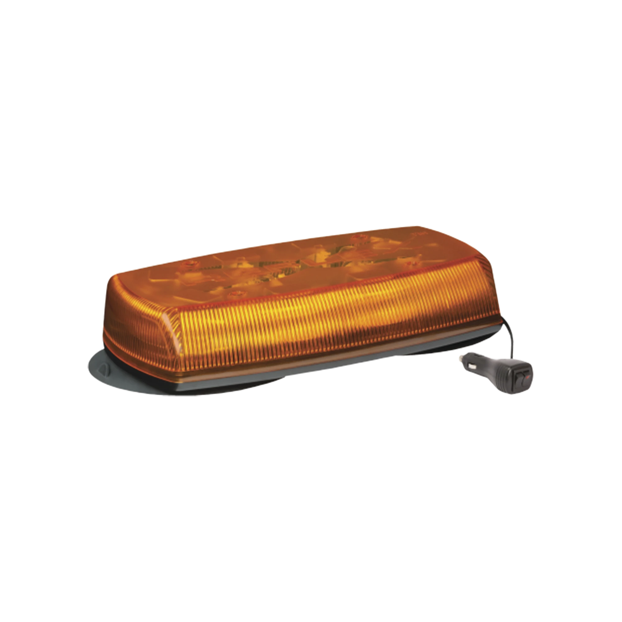 MINI BARRA DE LUCES ULTRA BRILLANTE, COLOR ÁMBAR, CON MONTAJE MAGNÉTICO.-Mini Barras-ECCO-Bsai Seguridad & Controles