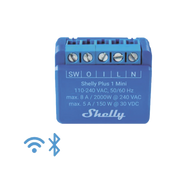 MINI INTERRUPTOR INTELIGENTE CON WI-FI, CONTACTO SECO, 1 CANAL 8A, COMPATIBLE CON ASISTENTES DE VOZ ALEXA Y GOOGLEHOME-Automatización - Casa Inteligente-SHELLY-Bsai Seguridad & Controles