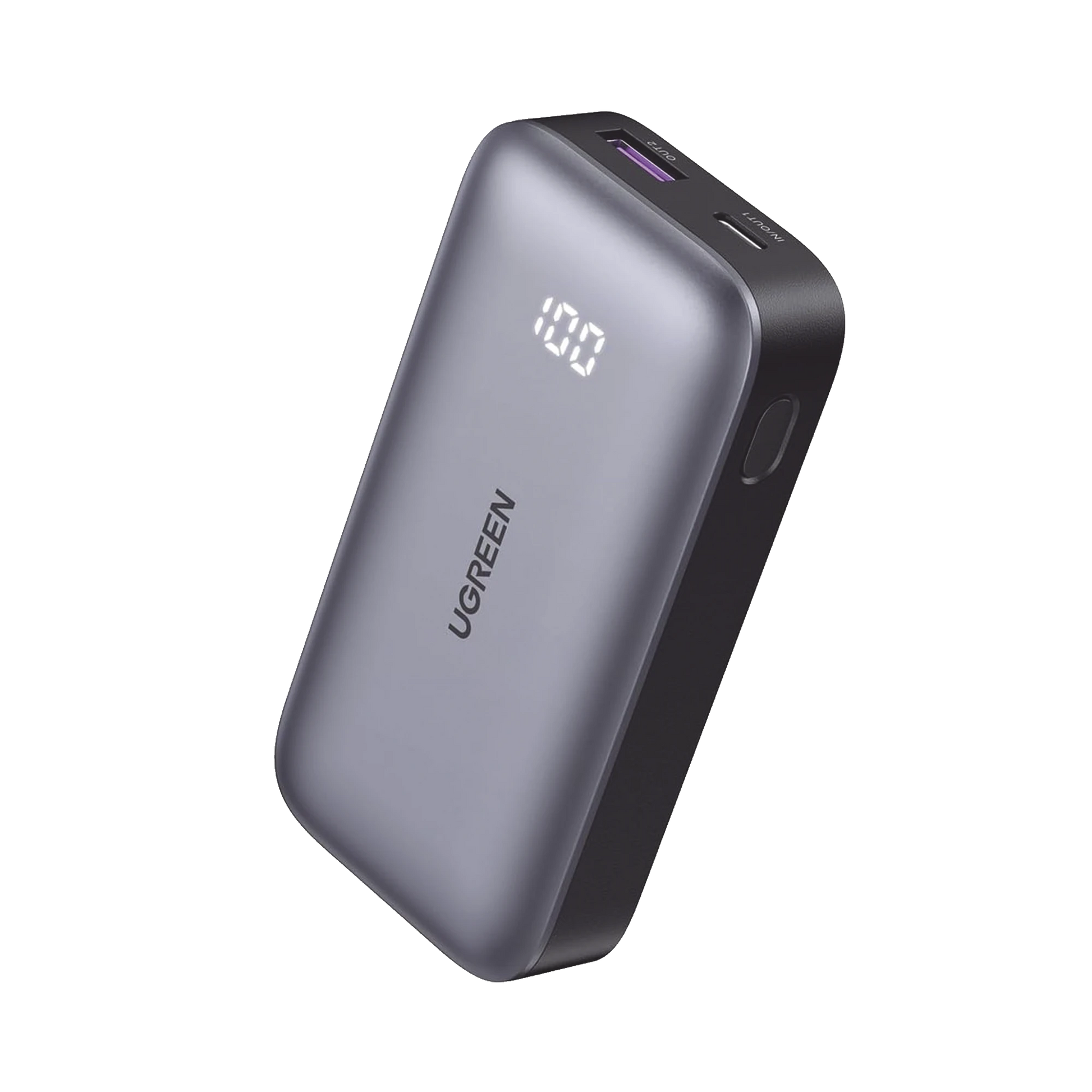 MINI POWER BANK 30W | 10 000 MAH | 2 PUERTOS PD3.0, USB C+A | CARGA RÁPIDA | PANTALLA DIGITAL | COMPATIBLE CON IPHONE 16 PRO MAX/15/14, MACBOOK AIR, IPAD, GALAXY S24 ULTRA, | COLOR NEGRO.-UGREEN-Bsai Seguridad & Controles