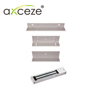 ML620 KIT CON 1X CHAPA MAGNETICA AX-M620L + 1X BRACKET TIPO ZL AX-M620ZL PARA PUERTA DE MADERA O METAL CON MARCO-Cerraduras-AXCEZE-Bsai Seguridad & Controles