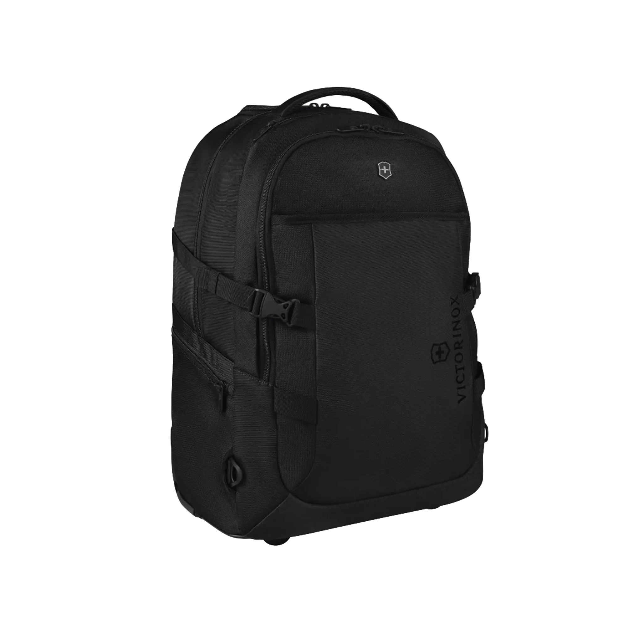 MOCHILA CON RUEDAS Y MANGO TELESCÓPICO, FABRICADA EN POLIÉSTER DE COLOR NEGRO-PC y Smartphones-VICTORINOX-Bsai Seguridad & Controles