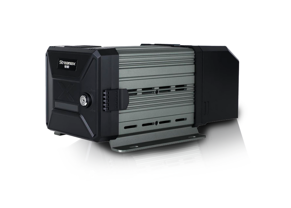 DVR MOVIL 16CH MERIVA STREAMAX A8PRO-H0412 / 4CH AHD + 12CH IP / GPS / 4G / WIFI / SOPORTA SSD HASTA 2TB
