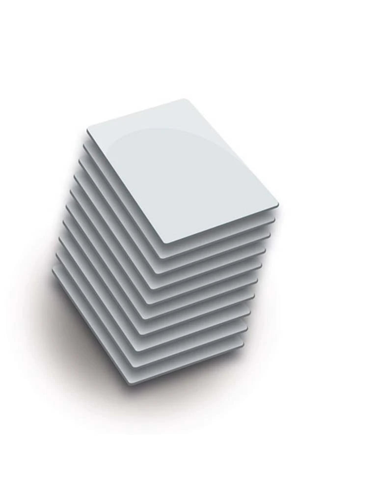 ZKTECO IDCARDNN - PAQUETE DE 10 TARJETAS ID 125 KHZ/ 0.88 MM DE GROSOR/ SIN FOLIO IMPRESO/ MODELO A16060011-Tarjetas y Botones-ZKTECO-Bsai Seguridad & Controles