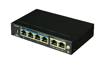 UTEPO UTP3GSW04TP60 - SWITCH POE FULL GIGABIT AF/AT/ 4 PUERTOS GE / 2 PUERTOS UPLINK GE/ 60W TOTALES/ MODO CCTV-Switches POE-UTEPO-Bsai Seguridad & Controles