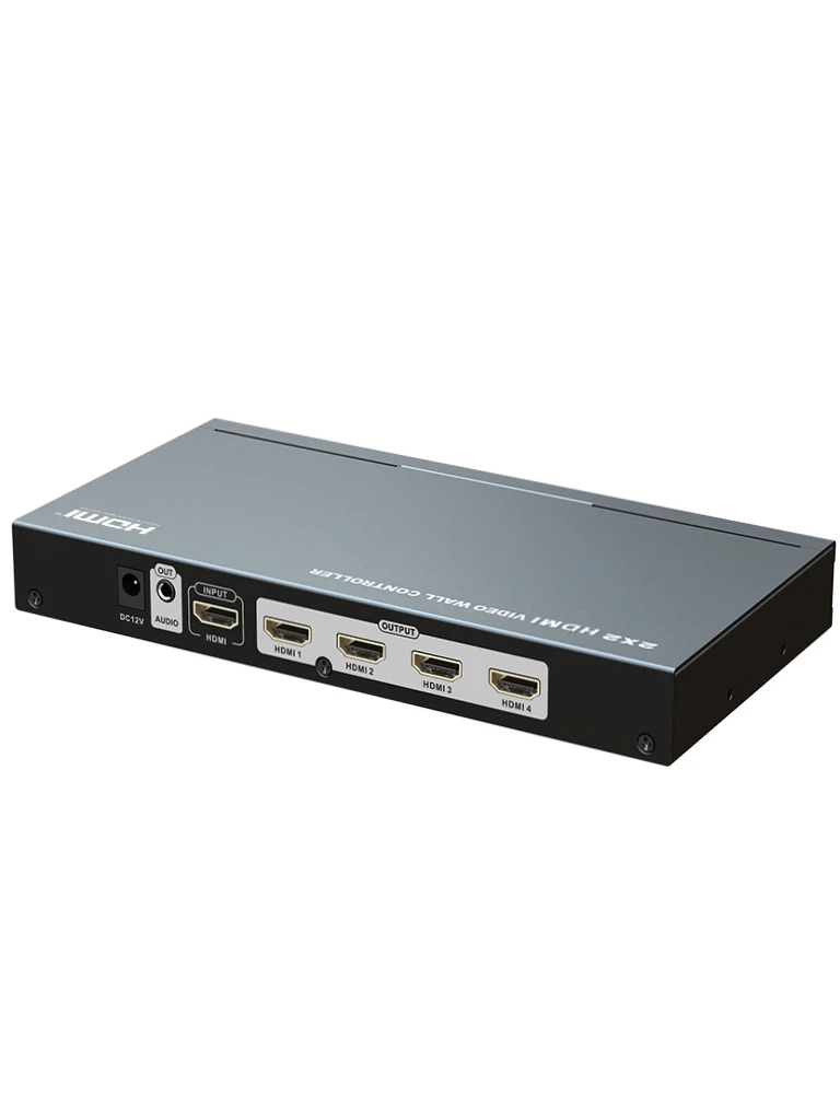 SAXXON LKV314VW- CONTROLADOR PARA VIDEO WALL DE 2X2/ RESOLUCIÓN 1080P/ HASTA 4 MONITORES/ SALIDA DE AUDIO/ MODO VIDEO WALL/ MODO CLON-Accesorios Videovigilancia-SAXXON-Bsai Seguridad & Controles