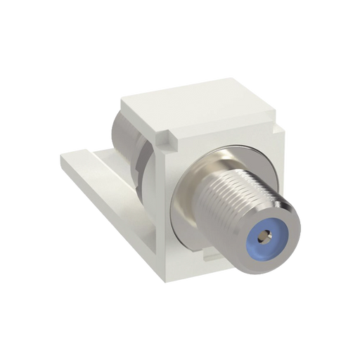 MÓDULO ACOPLADOR COAXIAL TIPO F, MINI-COM, DE 75 OHMS, 3.0 GHZ, COLOR BLANCO-Megafonia y Audioevacuacion-PANDUIT-CMFWH-Bsai Seguridad & Controles