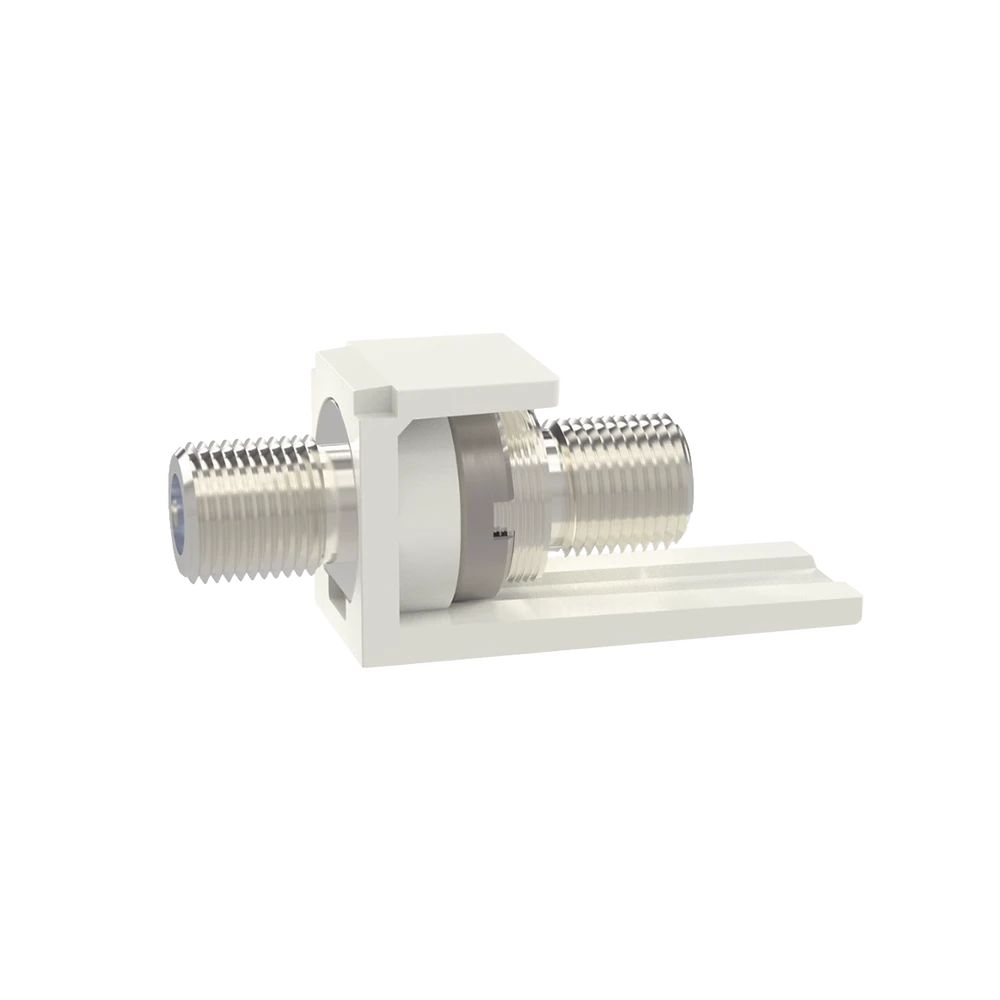 MÓDULO ACOPLADOR COAXIAL TIPO F, MINI-COM, DE 75 OHMS, 3.0 GHZ, COLOR BLANCO-Megafonia y Audioevacuacion-PANDUIT-Bsai Seguridad & Controles
