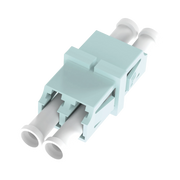 MÓDULO ACOPLADOR LC DUPLEX, PARA FIBRA MULTIMODO, COLOR AQUA-Conectores-PANDUIT-Bsai Seguridad & Controles