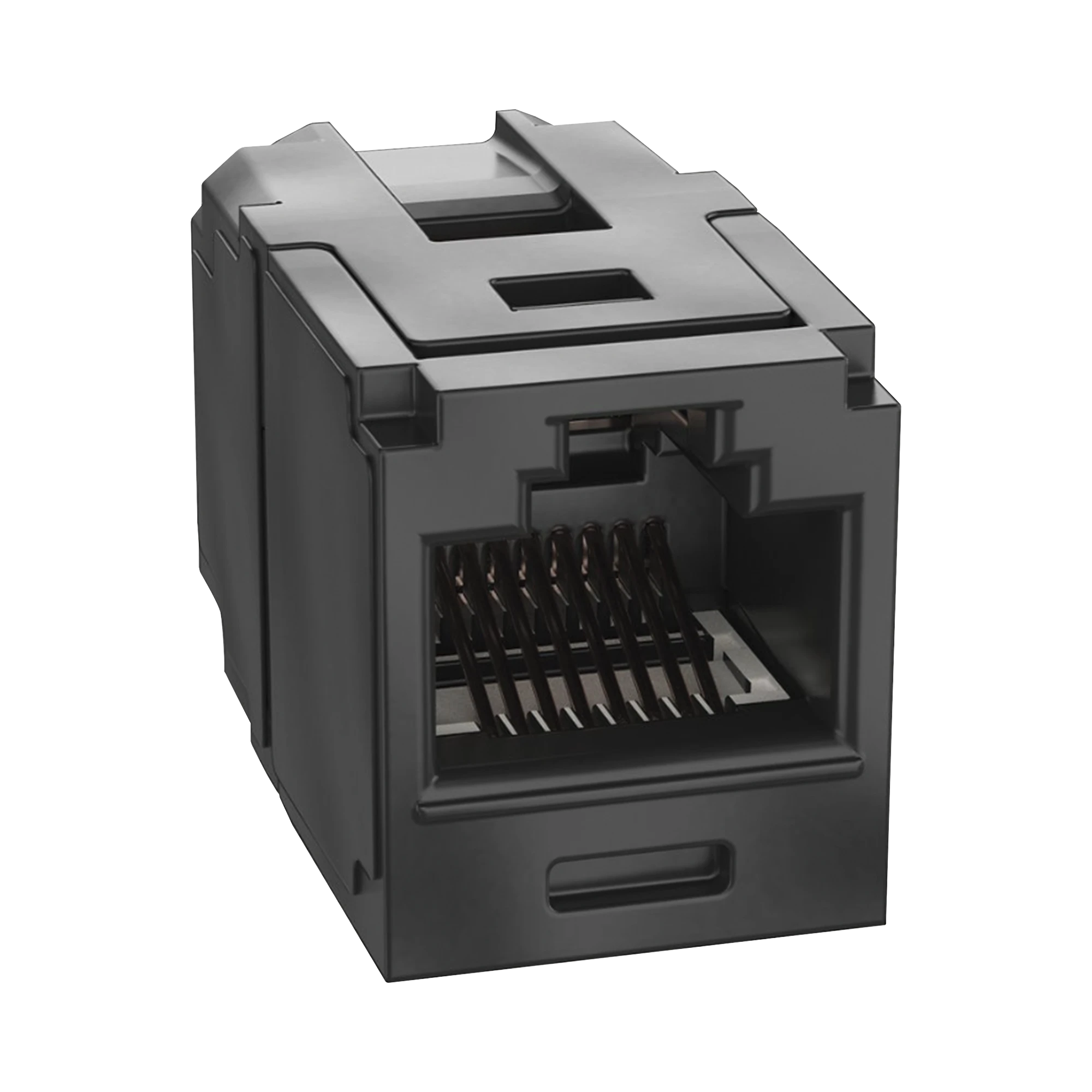 MÓDULO ACOPLADOR RJ45 A RJ45, MINI-COM, CATEGORÍA 6A, COLOR NEGRO-Cableado-PANDUIT-Bsai Seguridad & Controles