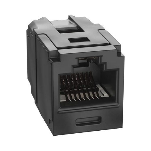 MÓDULO ACOPLADOR RJ45 A RJ45, MINI-COM, CATEGORÍA 6A, COLOR NEGRO-Cableado-PANDUIT-Bsai Seguridad & Controles
