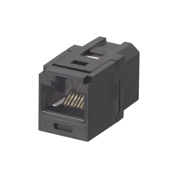 MÓDULO ACOPLADOR RJ45 A RJ45, MINI-COM, CATEGORÍA 6, COLOR NEGRO-Cableado-PANDUIT-CC688BL-Bsai Seguridad & Controles