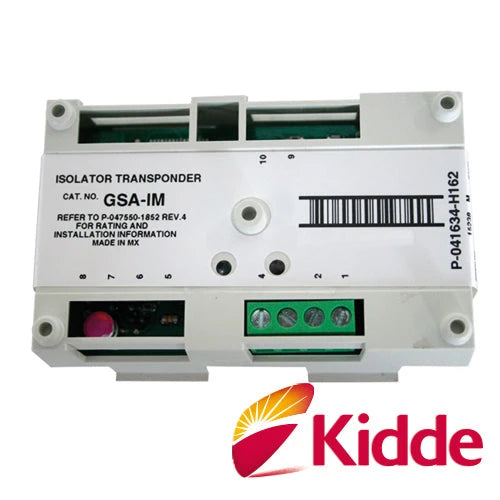 MÓDULO AISLADOR VIGILANT GSA-IM2 DIRECCION ELECTRONICA (SIN SWITCHES) SE INTEGRA CON LOS PANELES VS1 Y VS4 DE KIDDE POR MEDIO DEL LAZO DE COMUNICACIÓN SLC, LISTADO UL, ULC, CSFM, MEA, FM-Detectores / Sensores-KIDDE-GSA-IM2-Bsai Seguridad & Controles