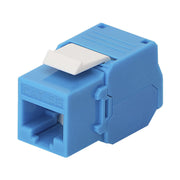 MÓDULO JACK KEYSTONE CAT5E (TOOLLESS), CON TERMINACIÓN EN ÁNGULO 180 º COLOR AZUL, COMPATIBLE CON FACEPLATE Y PATCHPANEL LINKEDPRO-Cableado-LINKEDPRO BY EPCOM-Bsai Seguridad & Controles