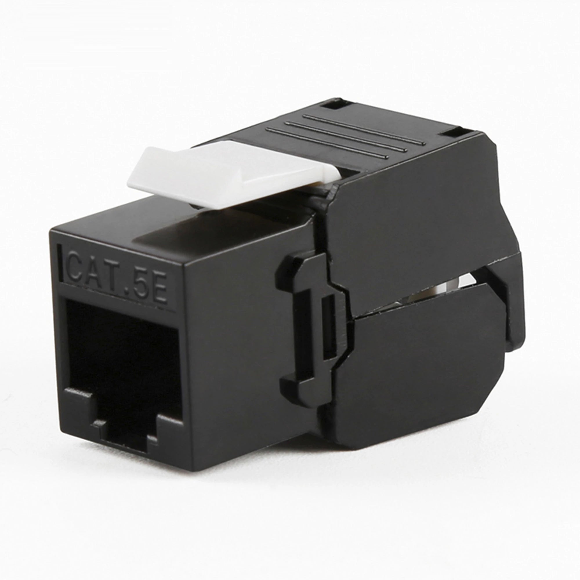 MÓDULO JACK KEYSTONE CAT5E (TOOLLESS), CON TERMINACIÓN EN ÁNGULO 180 º COLOR NEGRO, COMPATIBLE CON FACEPLATE Y PATCHPANEL LINKEDPRO-Cableado-LINKEDPRO BY EPCOM-Bsai Seguridad & Controles