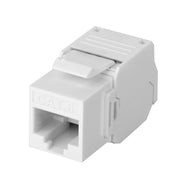 MÓDULO JACK KEYSTONE CAT6 (TOOLLESS), CON TERMINACIÓN EN ÁNGULO 180 º COLOR BLANCO, COMPATIBLE CON FACEPLATE Y PATCHPANEL LINKEDPRO-Cableado-LINKEDPRO BY EPCOM-Bsai Seguridad & Controles
