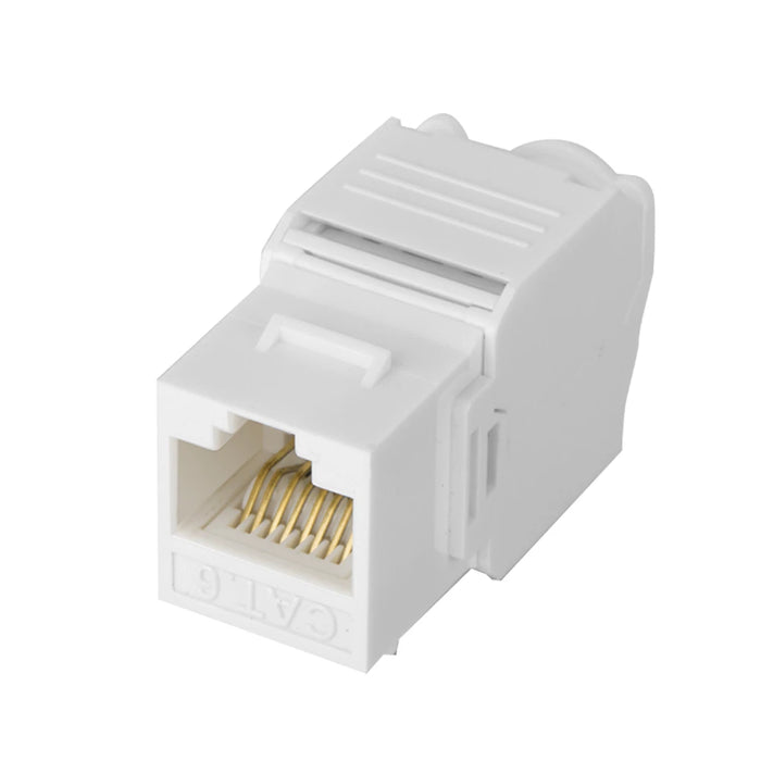 MÓDULO JACK KEYSTONE CAT6 (TOOLLESS), CON TERMINACIÓN EN ÁNGULO 180 º COLOR BLANCO, COMPATIBLE CON FACEPLATE Y PATCHPANEL LINKEDPRO-Cableado-LINKEDPRO BY EPCOM-Bsai Seguridad & Controles