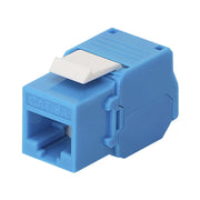 MÓDULO JACK KEYSTONE CAT6A (TOOLLESS), CON TERMINACIÓN EN ÁNGULO 180 º COLOR AZUL, COMPATIBLE CON FACEPLATE Y PATCHPANEL LINKEDPRO-Cableado-LINKEDPRO BY EPCOM-Bsai Seguridad & Controles