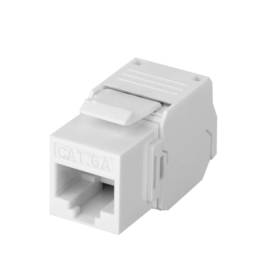 MÓDULO JACK KEYSTONE CAT6A (TOOLLESS), CON TERMINACIÓN EN ÁNGULO 180 º COLOR BLANCO, COMPATIBLE CON FACEPLATE Y PATCHPANEL LINKEDPRO-Cableado-LINKEDPRO BY EPCOM-LP-KJ-6A-TTWH-Bsai Seguridad & Controles