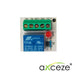MODULO RELEVADOR MULTIPROPOSITO AX-RELAY5 ALIMENTACIÓN A 12V-40MA EN SUS CONTACTOS SOPORTA HASTA 125VCA-10A-Acceso-AXCEZE-Bsai Seguridad & Controles