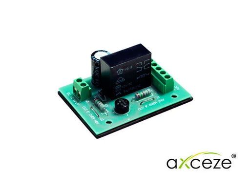 MODULO RELEVADOR TIPO C DOBLE SALIDA ALIMENTACIÓN DE AMPLIO RANGO DE VOLTAJE DE 11-30VCD EN SUS CONTACTOS SOPORTA HASTA 24VCD-5A-Acceso-AXCEZE-Bsai Seguridad & Controles
