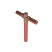 MOLDE PARA SOLDADURA EXOTERMICA TIPO T, TOPE DE VARILLA 5/8 IN. A CABLE DE PASO 2/0 AWG-Calidad de la Energía-TOTAL GROUND-Bsai Seguridad & Controles