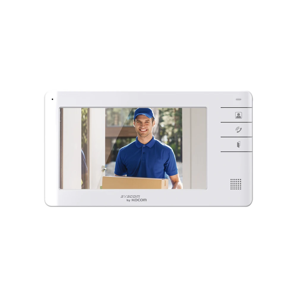 MONITOR A COLOR 7" PARA USO CON KCVS701EB-Porteros-KOCOM-Bsai Seguridad & Controles