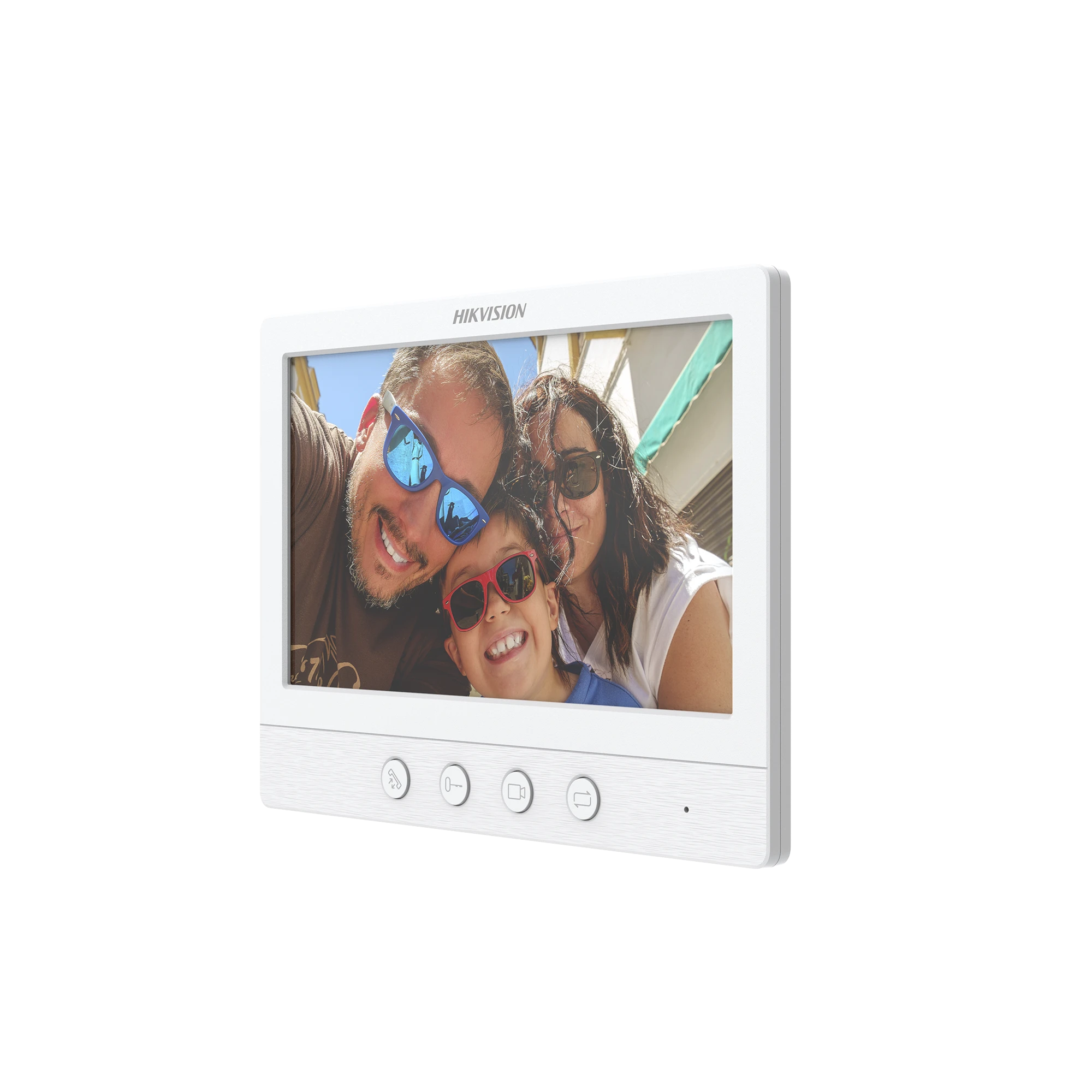 MONITOR ADICIONAL 7" PARA VIDEOPORTERO TURBOHD / BOTÓNES MECANICOS / COMPATIBLE CON DSKIS212 / DSKB2412TIM-Videoporteros e Interfonos-HIKVISION-Bsai Seguridad & Controles