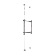 MONTAJE CABLEADO DE ACERO| SUELO A TECHO| CAPACIDAD MÁX. DE CARGA 30KG| PARA PANTALLAS DE 32" ~ 75"| VESA 400 X 600-Monitores Pantallas y Mobiliario-EPCOM INDUSTRIAL-Bsai Seguridad & Controles