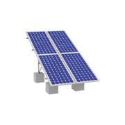 MONTAJE DE ALUMINIO EN TECHO O PISO DE CONCRETO PARA ARREGLO 2 X 2 MÓDULOS FOTOVOLTÁICOS DE 40MM DE ESPESOR-Montajes para Paneles-EPCOM POWERLINE-Bsai Seguridad & Controles