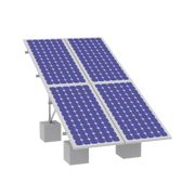 MONTAJE DE ALUMINIO EN TECHO O PISO DE CONCRETO PARA ARREGLO 2 X 2 MÓDULOS FOTOVOLTÁICOS DE 40MM DE ESPESOR-Montajes para Paneles-EPCOM POWERLINE-Bsai Seguridad & Controles