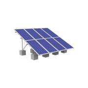 MONTAJE DE ALUMINIO EN TECHO O PISO DE CONCRETO PARA ARREGLO 2 X 4 MÓDULOS FOTOVOLTÁICOS DE 40MM DE ESPESOR-Energía Solar y Eólica-EPCOM POWERLINE-Bsai Seguridad & Controles