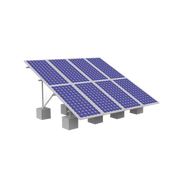 MONTAJE DE ALUMINIO EN TECHO O PISO DE CONCRETO PARA ARREGLO 2 X 4 MÓDULOS FOTOVOLTÁICOS DE 40MM DE ESPESOR-Montajes para Paneles-EPCOM POWERLINE-Bsai Seguridad & Controles