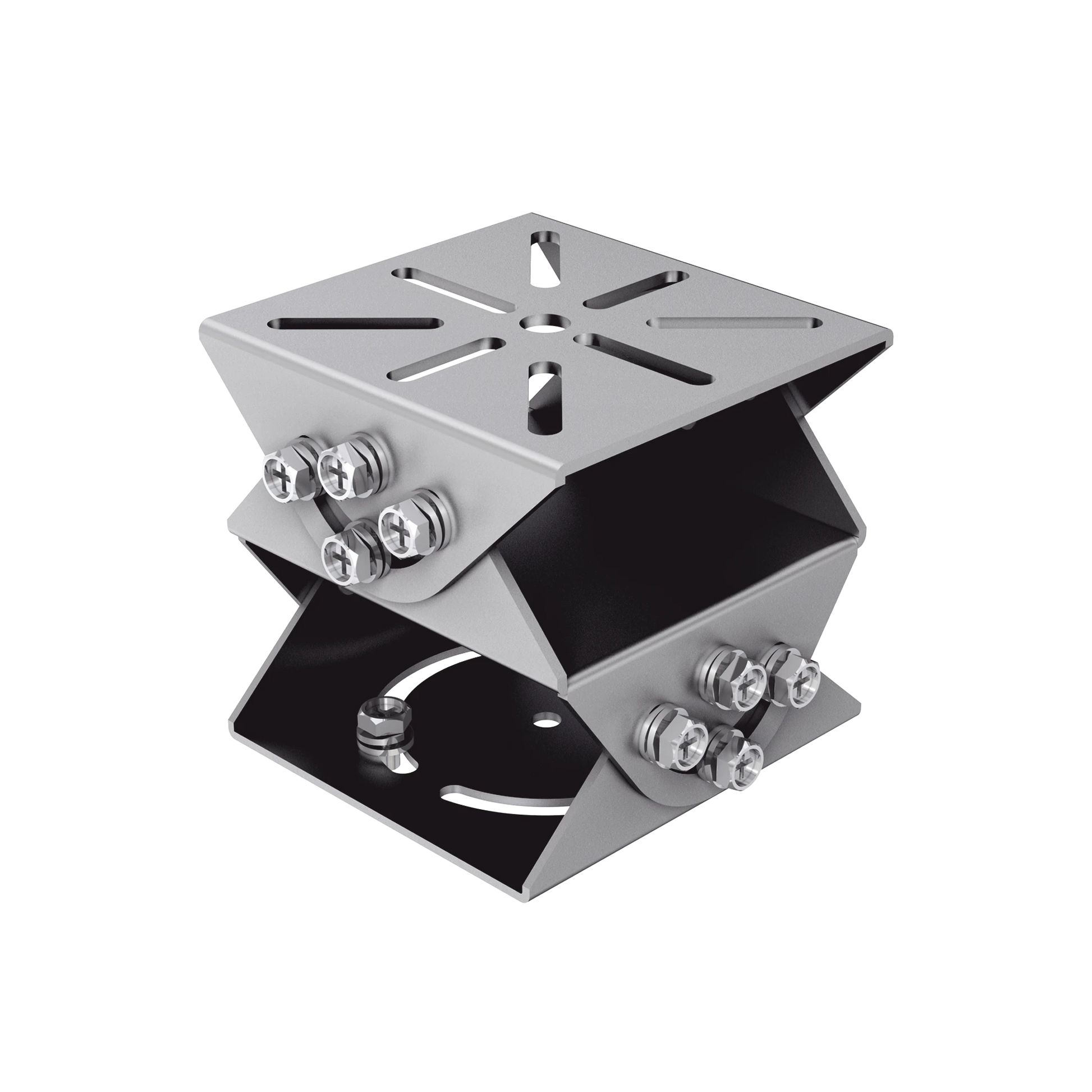 MONTAJE DE CONEXIÓN PARA CÁMARAS IDS-TCM403-BI(G)/POE/0832 / FABRICADO EN ALUMINIO-Accesorios Generales-HIKVISION-DS-1232ZJ-T/BJH-Bsai Seguridad & Controles