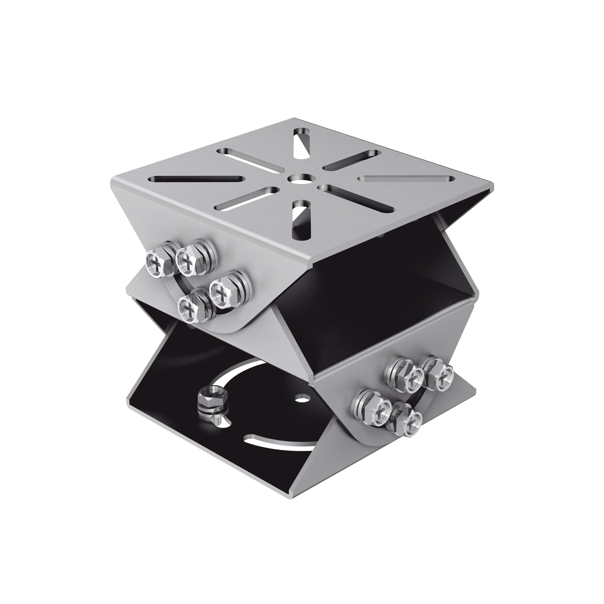 MONTAJE DE CONEXIÓN PARA CÁMARAS IDS-TCM403-BI(G)/POE/0832 / FABRICADO EN ALUMINIO-Accesorios Generales-HIKVISION-DS-1232ZJ-T/BJH-Bsai Seguridad & Controles