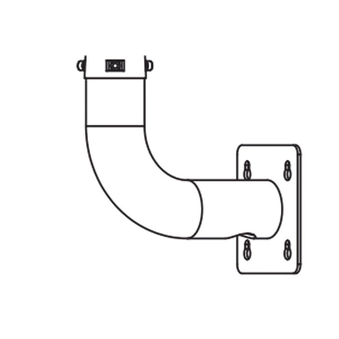 MONTAJE DE PARED PARA CÁMARA DS-TGC-Accesorios-HIKVISION-DS-TCGWMB-Bsai Seguridad & Controles