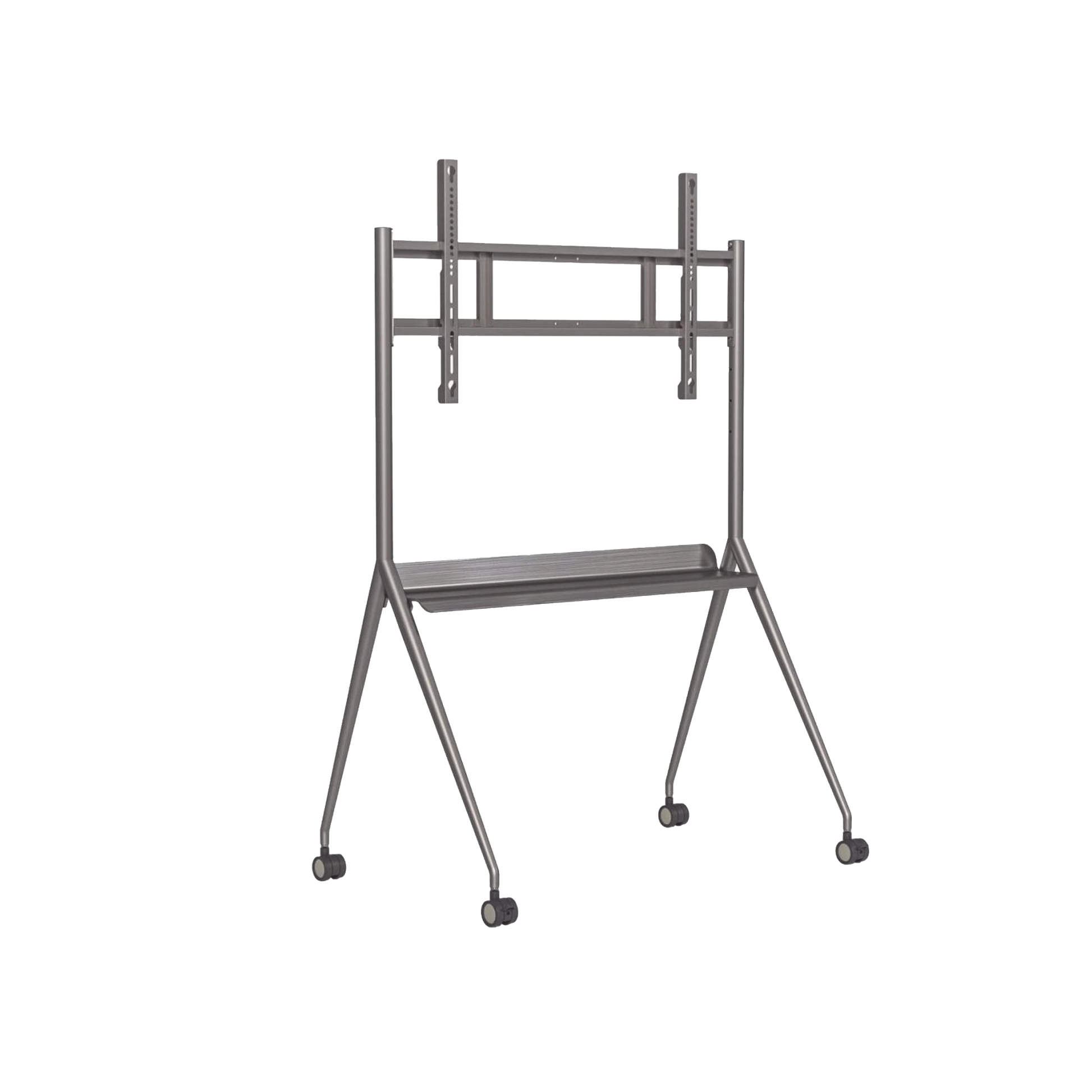 MONTAJE DE PISO MÓVIL PARA PANTALLAS DE 55" HASTA 75" / COMPATIBLE CON VESA / INCLUYE SOPORTE PARA LA PANTALLA-Monitores Pantallas y Mobiliario-HIKVISION-DS-D5ABKY2-S-Bsai Seguridad & Controles