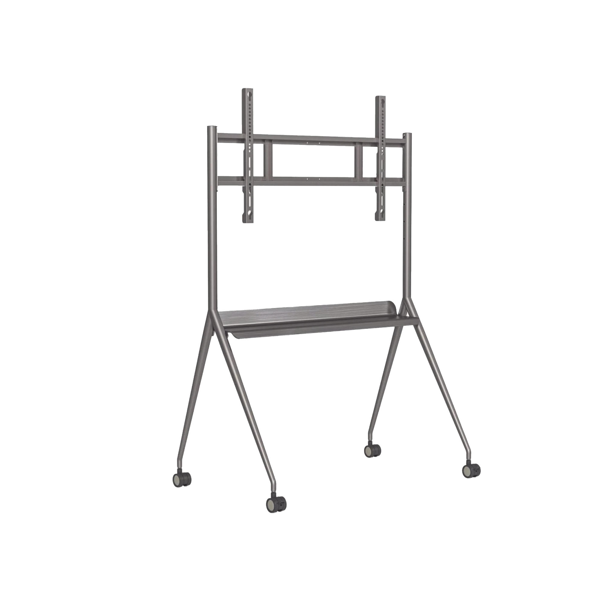 MONTAJE DE PISO MÓVIL PARA PANTALLAS DE 55" HASTA 75" / COMPATIBLE CON VESA / INCLUYE SOPORTE PARA LA PANTALLA-Monitores Pantallas y Mobiliario-HIKVISION-Bsai Seguridad & Controles